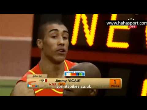 Jimmy VICAUT - 6.53 - Dusseldorf 2012 Mens 60m Final