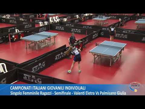 FITET - CAMPIONATI ITALIANI GIOVANILI - Finale Singolo Femminile Ragazze Valenti Palmisano 2019
