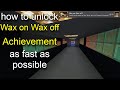Minecraft Bedrock Wax On Wax Off Achievement Guide
