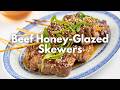 PERFECT Honey Glaze For Beef Skewers