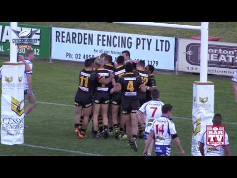 2017 Newcastle RL Round 12 1st Grade Highlights - Cessnock Goannas Vs Central Newcastle