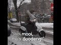 Sneeuw zorgt voor gladheid in Amsterdam