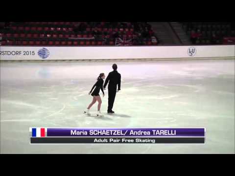 Maria SCHAETZEL / Andrea TARELLI - Oberstdorf 2015 - Adult Pairs