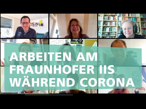 Arbeiten am Fraunhofer IIS während Corona