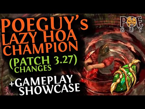 PoE 3.27 - A VERY TANKY, LAZY & FUN BUILD // Great Simulacrum farmer setup & MORE