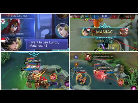 Zxuan showing winrate is just a number,Maniac in 2 minutes,Lunox Rank Highlights