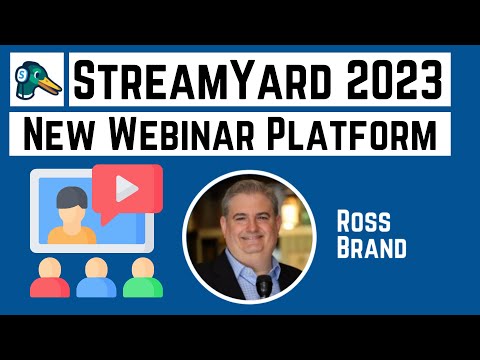 How to Host Webinars with StreamYard On-Air - YouTube