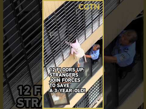 Strangers come together for a heart-stopping rescue in Fujian, China