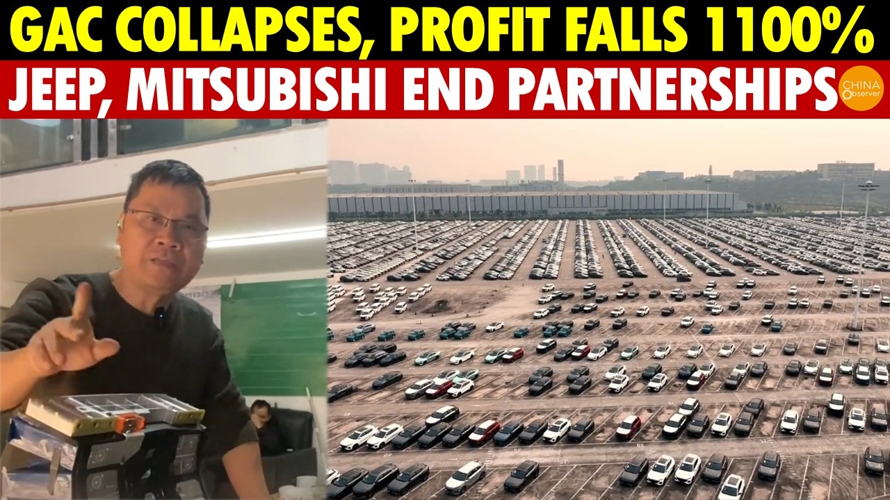 China’s Auto Giant GAC Collapses! Profits Plunge 1100%, Jeep and Mitsubishi Cancel Partnerships