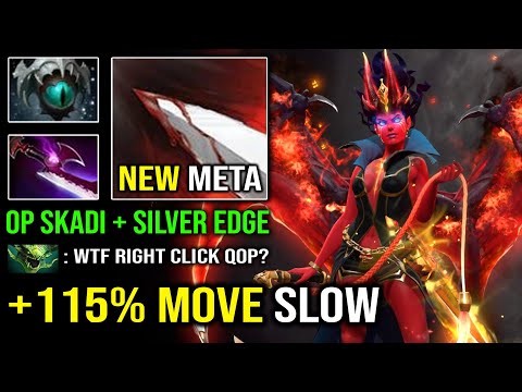 WTF NEW META?? Silver Edge QOP +115% Move Slow Crazy Skadi EZ Counter Everyone Dota 2