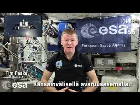 [Finnish] Tim Peake invites you to join the Citizens' Debate on Space for Europe
