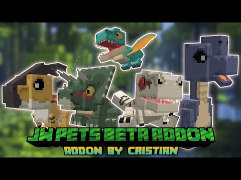 Unlock Tameable Jurassic World Pets in Minecraft PE!