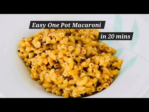 Easy One-Pot Macaroni Recipe with few ingredients ready in 20 mins | Dota’s