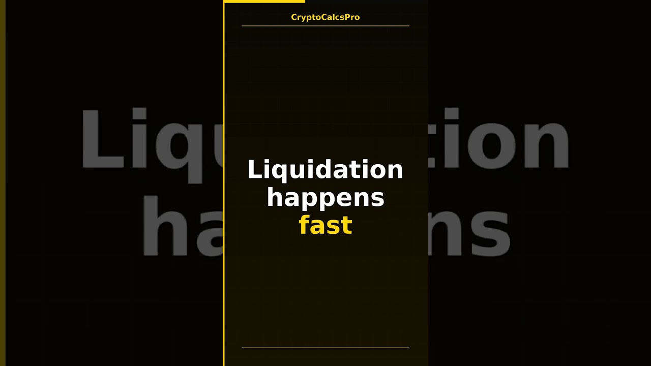 You Don't See Liquidation Coming