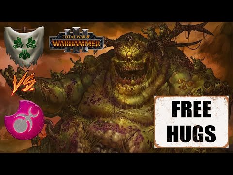 All Nurgle Wants Is A HUG...And that Objective | Nurgle vs Slaanesh - Total War Warhammer 3
