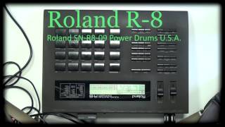 Video thumbnail for Roland R-8 SN-R8-09 Power Drums U.S.A. by Igor Spirkin