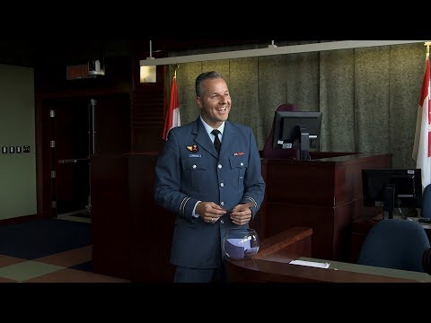60 Seconds with Captain Larry Langlois, Military Prosecutor, Judge Advocate General