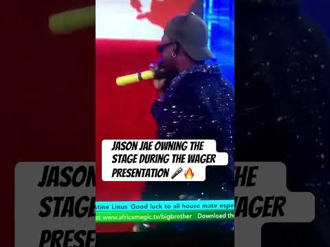 Jason Jae owning the stage during the wager presentation #bbnaijas10 #bbnaija