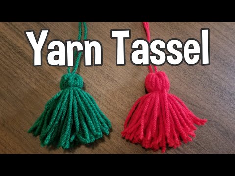 EASY YARN TASSEL DIY | How To Make A Tassel