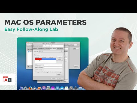 mac OS Parameters CompTIA A Follow Along Lab