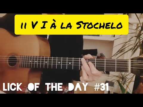 Gypsy Jazz Guitar Lick  Of The Day #31 - ii V I à la Stochelo - Night & Day, Stochelo Rosenberg