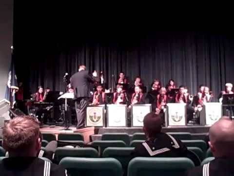 RJH Jazz plays for Navy Big Band 1