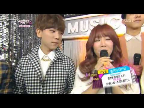 1400307 CNBLUE Soyou JunggiGo interview MC B.A.P