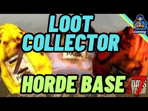 7 days to die 1.0 Easy auto loot collector horde base.