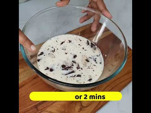 Chocolate Ganache with Milk!!1 min chocolate frosting! #bakewithbanusamee #chocolateganache