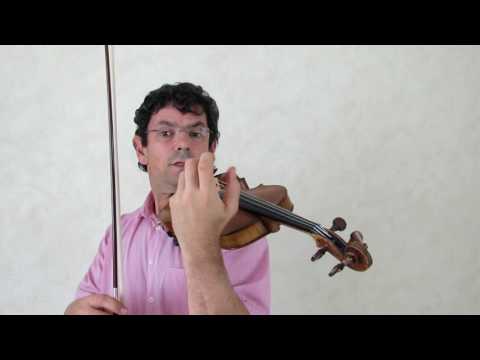 Interprétation cours 02 / 19 - Tenue violon - Apprendre le Violon avec olivier Lesseur