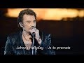 Johnny Hallyday - Je te promets Paroles