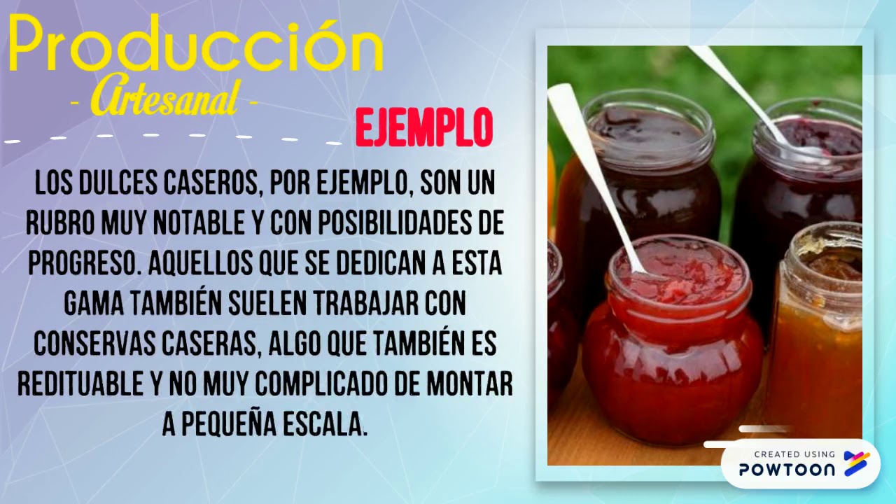 Producción Artesanal e Industrial