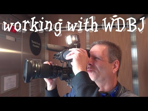 Working with WDBJ: Center in the Square elevator Thyssenkrupp synergy
