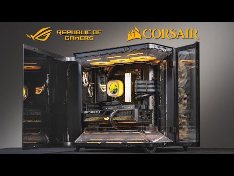 Triple-chamber Gaming PC Build | ASUS RTX 5070Ti + Ryzen 7 9800X3D + Corsair AIR 5400