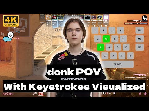 donk POV with Keystrokes Visualized | 30-14  rt:1.98 (Ep.2)