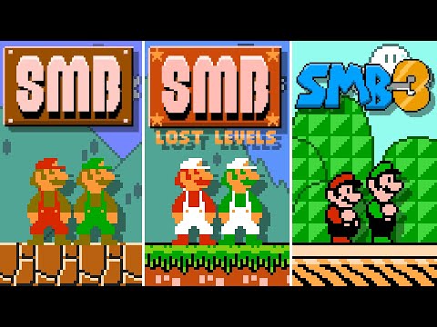 Super Mario Bros, but it's a Co-op (Super Mario Brothers Remix 1.3)