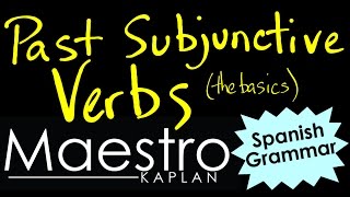 PAST SUBJUNCTIVE: How to form (conjugate) verbs in IMPERFECT SUBJUNCTIVE