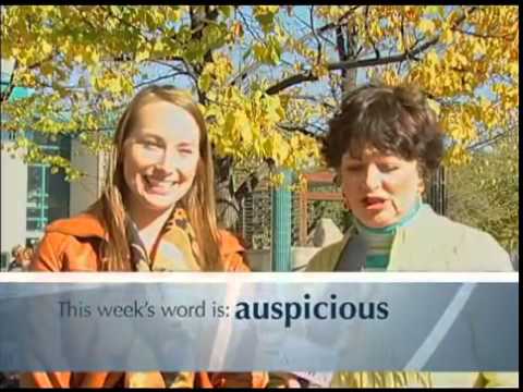 Toastmasters - Word of the Day "Auspicious"