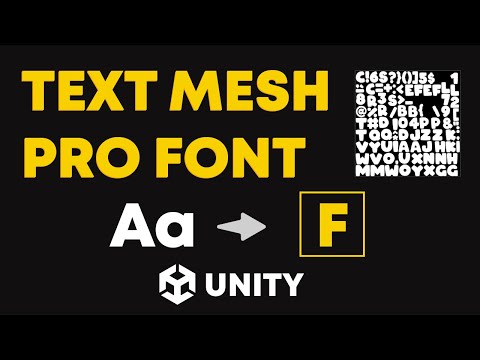 Create Text Mesh Pro Custom Font Asset in unity | Unity Tutorial