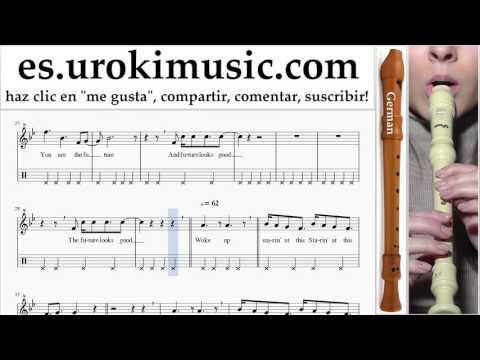 Tutorial de flauta dulce G. OneRepublic - Future Looks Good Parte#2 um-927