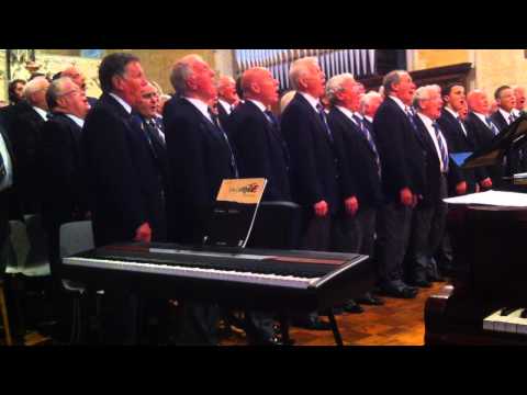 Pendyrus Male Voice Choir singing Myfanwy at All Saints' Church Porthawl