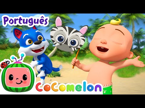 Músicas do Carnaval Para Crianças | Safari Colorido - CoComelon Animais Brasil | Músicas Infantis