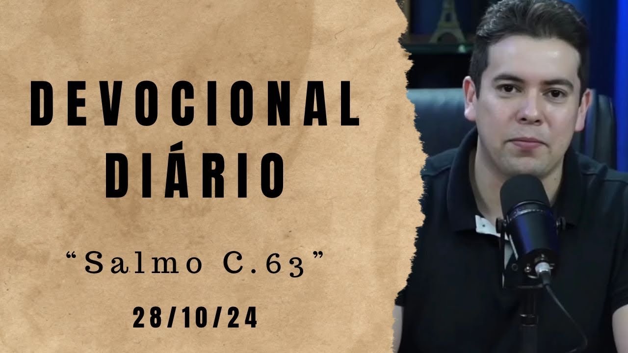 DEVOCIONAL DIÁRIO - 28/10 Deus em primeiro lugar na MINHA VIDA