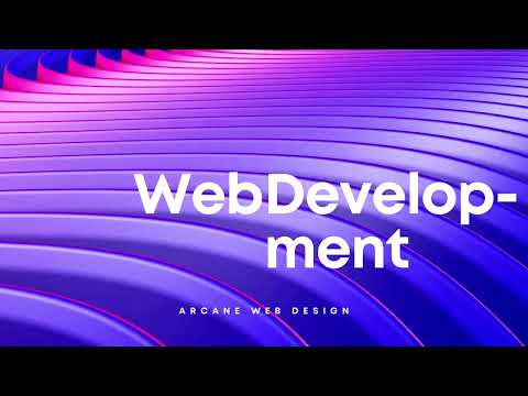 Arcane Web Design video