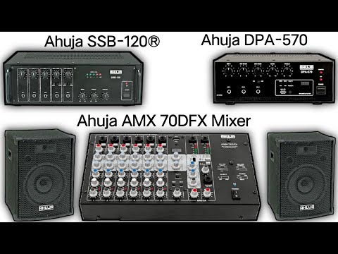 Ahuja 2 Amplifier Connection Ahuja Mixer Machine Main