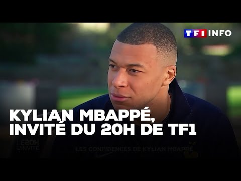 Kylian Mbappé, invité exceptionnel du 20H de TF1｜TF1 INFO