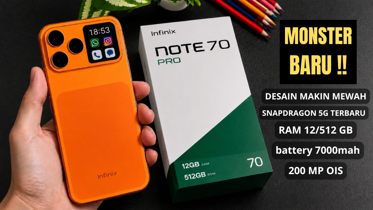 INFINIX MAKIN GAK MASUK AKAL‼️INFINIX NOTE 70 PRO 5G BAWA FITUR HP BELASAN JUTA!