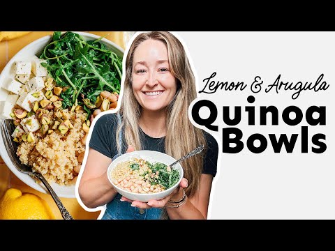 Lemony Arugula Grain Bowls