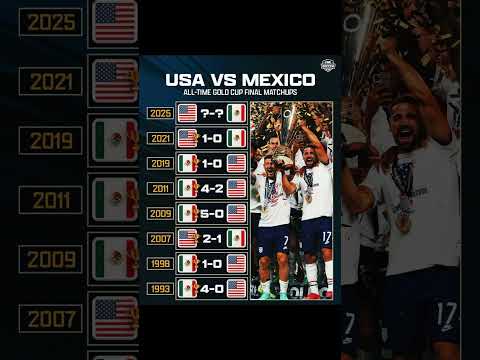 USA vs Mexico alltime finals Gold Cup #thesportslab85 #soccer #futbol #goldcup #youtube #sports
