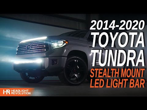 2014-2021 Tundra Diode Dynamics Lower Stealth Mount Light Bar Install | Headlight Revolution